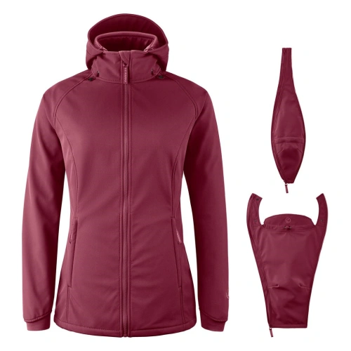 MAMALILA softshellová nosící bunda Allrounder fit burgundy
