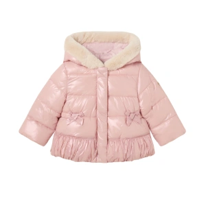 MAYORAL dívčí zimní bunda růžová vel. 80 cm