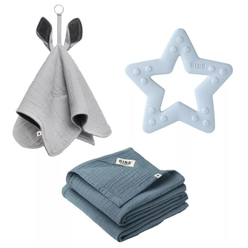 BIBS dárkový set střední Baby Blue