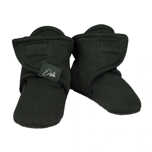 ESITO capáčky barefoot WarmKeeper Zoe black černá vel. 0 (10 cm)