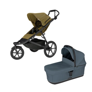 THULE Urban Glide 3 Nutria green + korba (12)