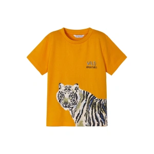 MAYORAL chlapecké tričko KR tygr oranžová vel. 92 cm
