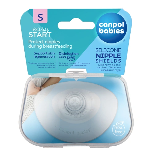 CANPOL BABIES chránič prsní bradavky EasyStart 2ks vel. S, 18/602