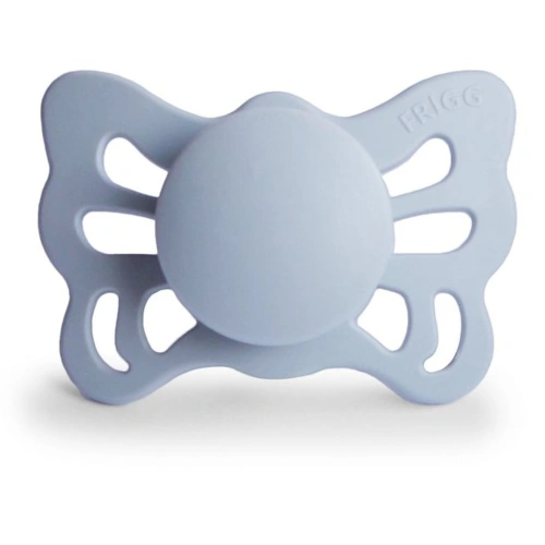 FRIGG dudlík Butterfly silikon Powder Blue vel.1