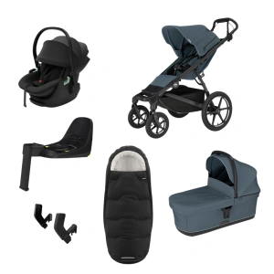 THULE Urban Glide 4-wheel Dark Slate magnetická spona + korba Dark Slate + autosedačka Maple + báze Alfi + fusak Elements M/L + adaptér MC