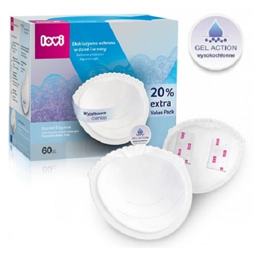LOVI Vložky do podprsenky Discreet Elegance bílá 60 ks