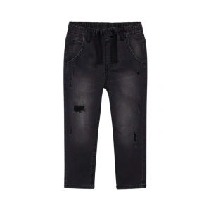 MAYORAL chlapecké džíny tm. šedá vel. 110 cm
