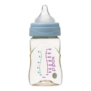 B.BOX Antikoliková kojenecká láhev 180 ml - modrá