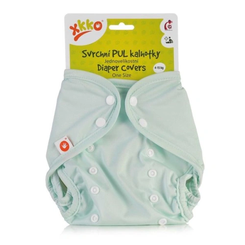 XKKO Svrchní PUL kalhotky One Size - Pastel Mint