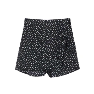MAYORAL dívčí kraťasová sukně s puntíky, černá/bílá - 128 cm