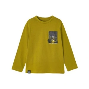 MAYORAL chlapecké tričko DR obrázek les, olivová - 122 cm