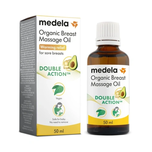 MEDELA organický masážní olej na prsy, 50 ml, EXPIRACE