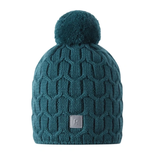 REIMA dětská zimní čepice Nyksund dark teal