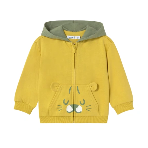 MAYORAL chlapecká mikina Tygr žlutá