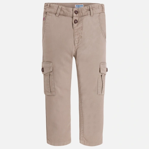 MAYORAL chlapecké kalhoty - hnědé - 110 cm