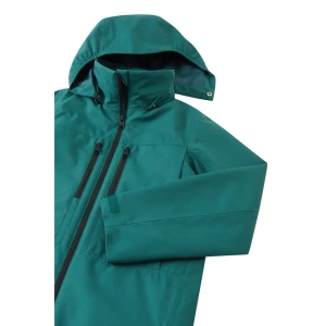 REIMA dětská bunda s membránou Saarela dark teal zelená (2)