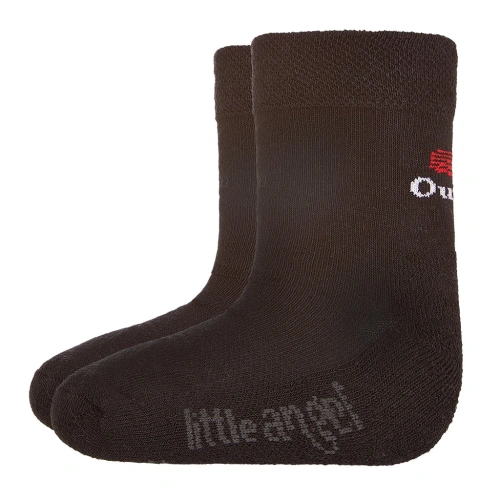 LITTLE ANGEL ponožky froté Outlast® černá