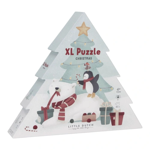 LITTLE DUTCH puzzle vánoční XL