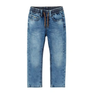 MAYORAL chlapecké kalhoty soft denim jogger světle modrá - 122 cm