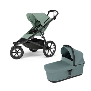 THULE Urban Glide 3 Mist Green + korba (7)