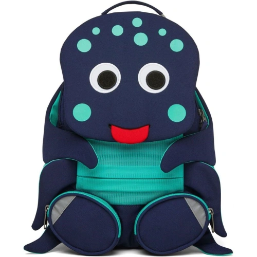 AFFENZAHN Dětský batoh do školky Large Octopus blue