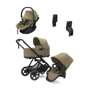 THULE akční set Charm 2v1 Faded Khaki + autosedačka Maple Faded Khaki + adaptéry (1)