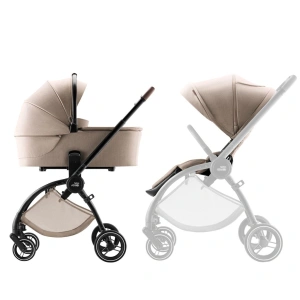 BRITAX RÖMER set kočárek Rio + hluboká korba Style, Teak