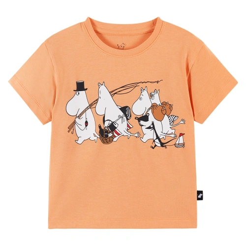 REIMA dětské UV triko KR Moomin Gosa Apricot