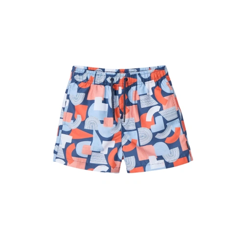 MAYORAL chlapecké plavecké kraťasy tm.modrá, oranžová