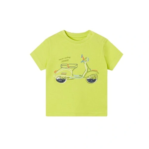 MAYORAL chlapecké tričko KR moped, žlutá limeta