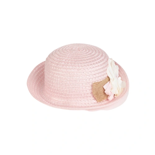 MAYORAL dívčí slaměný klobouk růžová