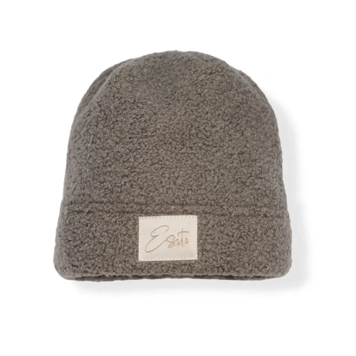 ESITO zimní čepice Teddy fleece double Brown hnědá