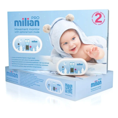 MILIAN monitor dechu Milian PRO 2 se dvěmi senzorovými podložkami