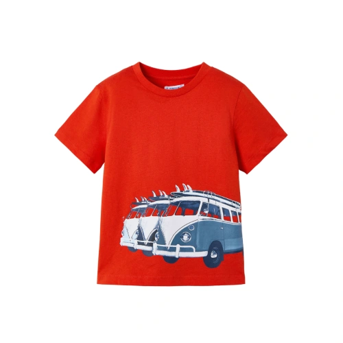 MAYORAL chlapecké tričko KR Surf červená