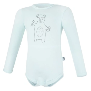 LITTLE ANGEL body tenké DR medvěd Outlast® bleděmodrá vel. 74 cm