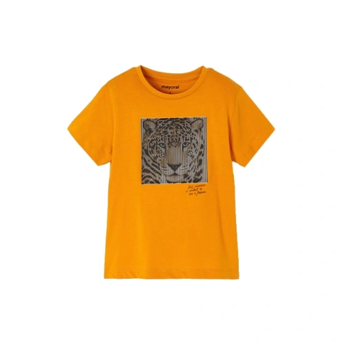 MAYORAL chlapecké tričko KR jaguár oranžové