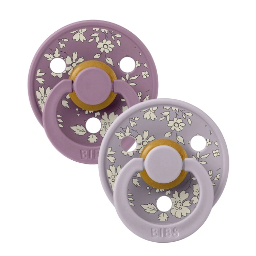 BIBS x LIBERTY Colour dudlík z přírodního kaučuku 2ks - velikost 1 (0-6m.)