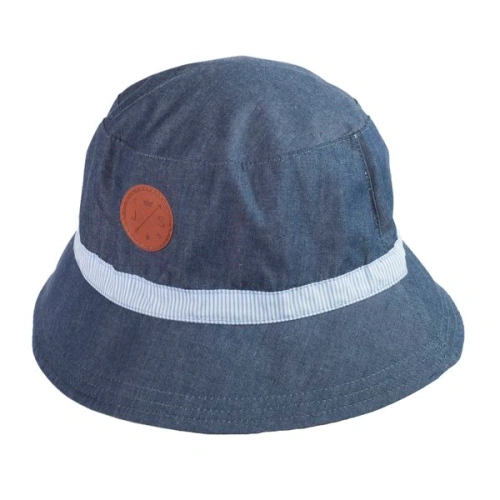JAMIKS chlapecký klobouk MARIO denim s pruhem modrá