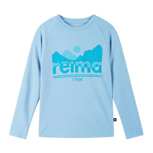REIMA tričko DR merino Viisas cloudy blue modrá