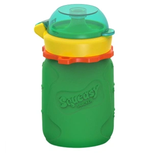 SQUEASY GEAR silikonová kapsička 104 ml - zelená nová SQUEASY GEAR silikonová kapsička 104 ml - zelená nová