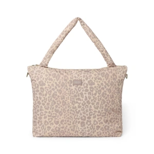 STUDIO NOOS přebalovací taška Puffy DIAPER BAG - Cream Leopard