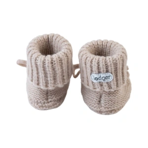 LODGER capáčky Slipper Merino Wool vel. 0-6 měsíců (21)