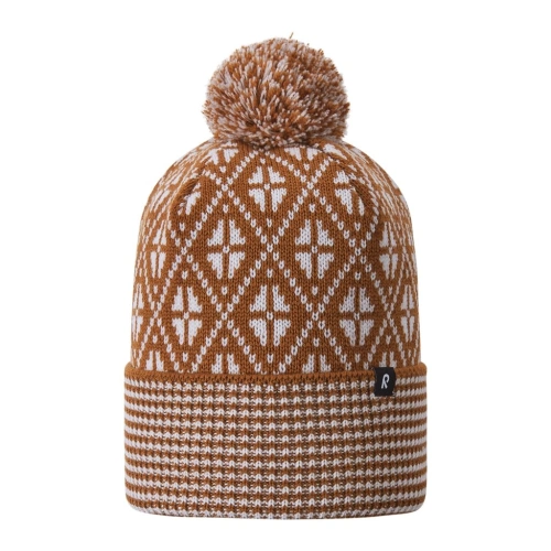 REIMA dětská zimní čepice Kuurassa Cinnamon brown