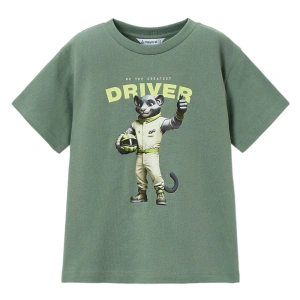 MAYORAL chlapecké tričko KR Driver zelená vel. 122 cm