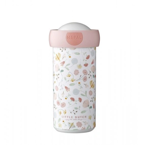 LITTLE DUTCH Láhev na pití 300 ml Květiny a motýli