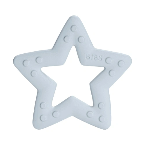 BIBS kousátko Baby Bitie Star baby blue