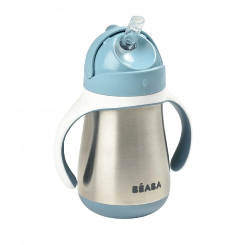 BÉABA Hrnek termoizolační s brčkem nerez 250ml