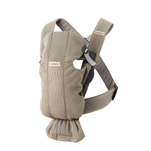 BABYBJÖRN nosítko MINI 0-12 měs Grey Beige/3D Mesh