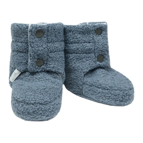 ESITO capáčky Teddy fleece double Denim blue modrá