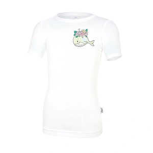 LITTLE ANGEL tričko tenké KR obrázek Outlast® bílá vel. 110 cm
